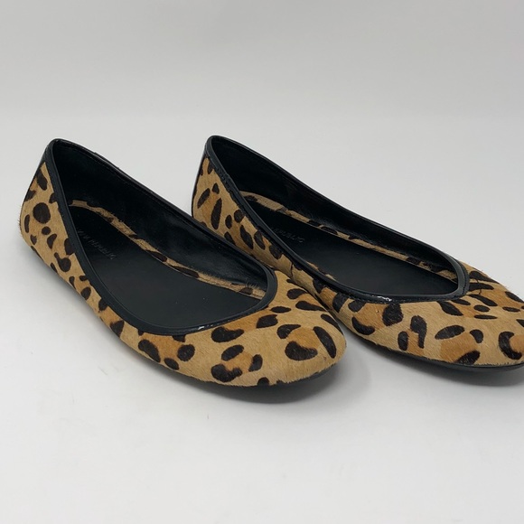 banana republic leopard flats